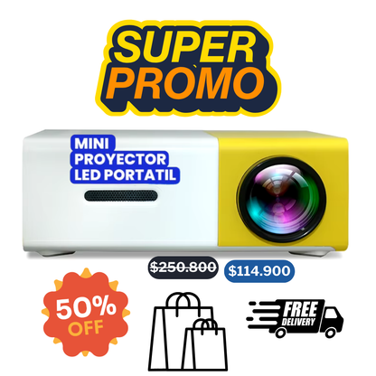 (SUPER PROMOCION) Mini Proyector Led De Video
