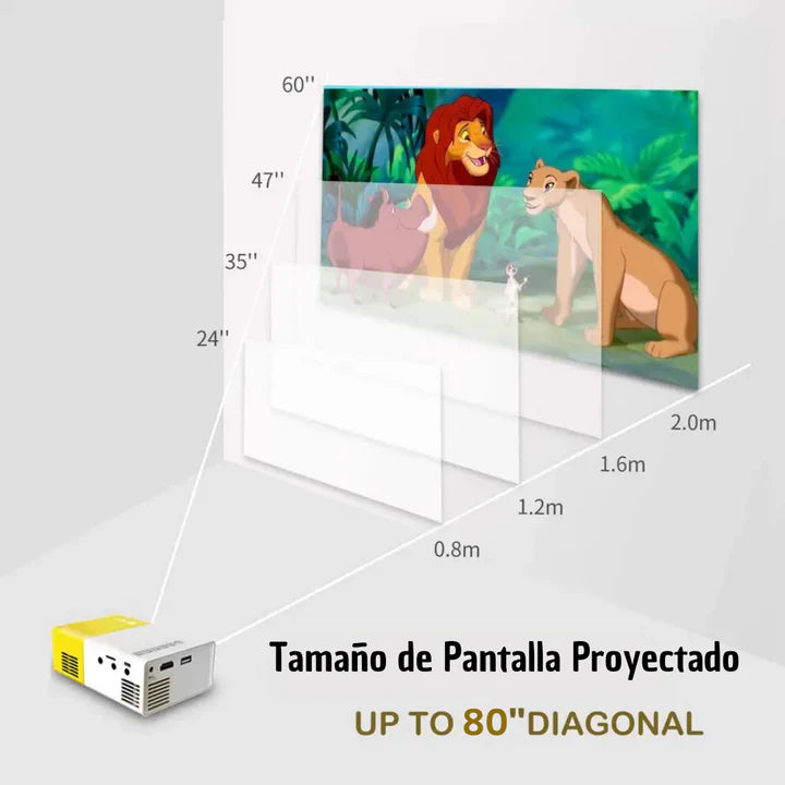 (SUPER PROMOCION) Mini Proyector Led De Video